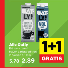  soja melk 1 2 original kuip at le barista edition oatly haver pakken liter 
