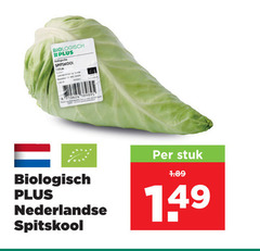  spitskool biologisch nederlandse stuk 