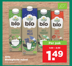  arla yoghurt melk zuivel karnemelk 1 be bio halfvolle volle nl biologische pakken liter pak 