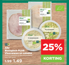  slagersachterham salade 25 120 biologisch gebruiken beter leven ei bieslooksalade kipfilet kip gekoeld gewicht vleeswaren salades bak 