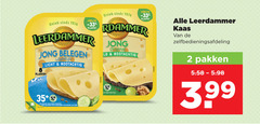  leerdammer kaasplakken kaas 2 plastic jong belegen licht nootachtig 35 original zelfbedieningsafdeling pakken 