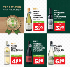  rode wijn witte 5 120 top wijnen oktober keer monte alina nix18 rueda fles 65 bold tempranillo biologisch tessa chardonnay chateau la portanelle viaggio pinot grigio 4 99 6 