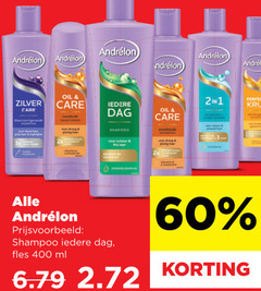  andrelon shampoo conditioner 60 400 oil zilver care dag krul fles ml 