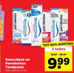  paradontax sensodyne tandpasta 3 60 expert care protection repair fresh gel daily carey whitening 75ml tubes parodontax ml 