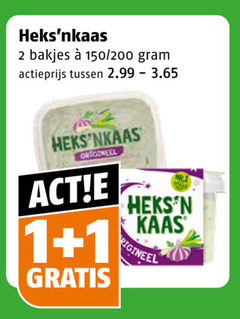  heksnkaas roomkaas 1 2 bakjes 150 200 actieprijs origineel heks kaas 