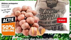  aardappelen 10 50 bildtstar baal kilo actieprijs teler trots hit 