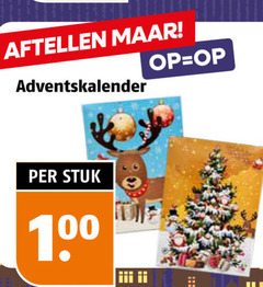  100 aftellen adventskalender stuk 