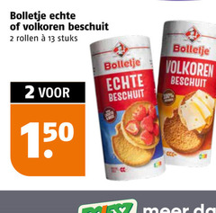  bolletje beschuit 2 13 100 150 volkoren rollen stuks 