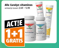 1 vitamines actieprijs 5.99 multivitamine vitamine multivitaminen tabletten calcium magnesium zink 