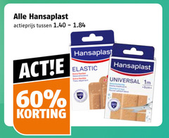  hansaplast pleisters 60 actieprijs elastic flexibel fi universal 