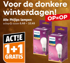  1 60 140 donkere winterdagen philips lampen actieprijs bog 