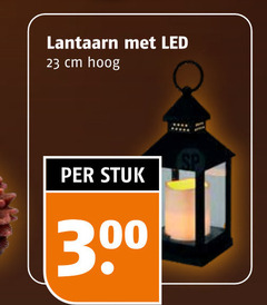  23 300 lantaarn led cm hoog stuk 