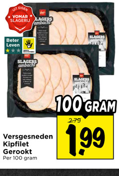  kipfilet 100 slagerij lagers ambachtelijke beter leven slagers versgesneden gerookt 1 99 