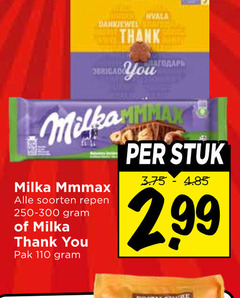  milka chocolade salina you stuk soorten repen pak 