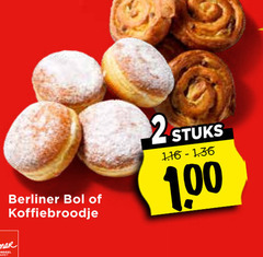  koffiebroodjes 2 berliner bol koffiebroodje stuks 