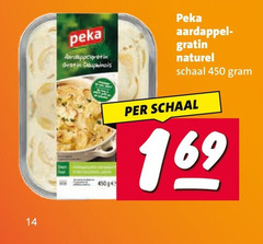  aardappelproducten 14 450 peka gratin aardappel naturel schaal 