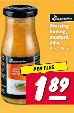  bijzonder dressing honing mosterd dali dille fles ml 