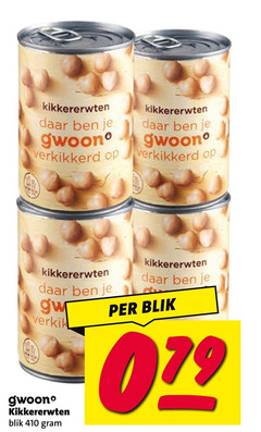 gwoon kikkererwten blik 