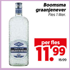  boomsma jenever 1 graanjenever fles liter jonge 