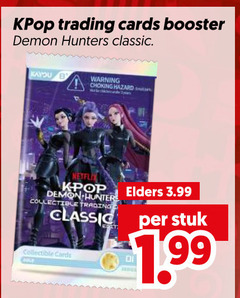  trading cards booster demon classic b warning hazard collectible elders 3.99 stuk 
