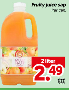  fruitdrank 2 fruity juice sap multi fruit liter 