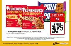  1 2 14 20 jelle granen pitten fruit tussendoor choco rijkgevuld oergranen toegevoegde suikers rijk vezels repen peijnenburg megapack aanschaf combinaties let combinatie oktober jumbo 