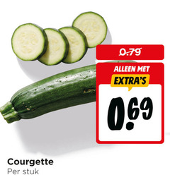  courgette stuk 