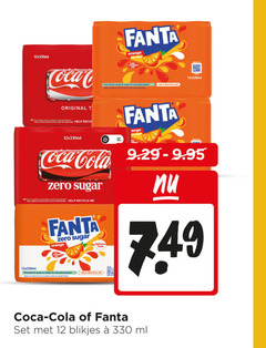  coca-cola fanta cola frisdrank 4 12 96 330 orange races play coca this wrap recycled plastic and help recycle original zero sugar krimpfolie gemaakt gerecycled additieven taste blikjes ml 