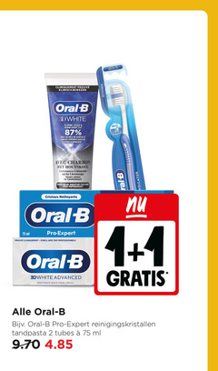  oral-b tandpasta tandenborstel 1 2 klinisch bewezen oral b 3d white verwijdert des taches surface oppervlakkige verkleuringen reinigen medium ml avec charbon houtskool witter poetsbeurt fraicheur menthe fris pepermunt cristaux pro expert advanced dentifrice doux pour ral indicator tubes 