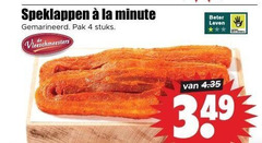  speklapjes 4 speklappen la gemarineerd pak stuks vleeschmeesters beter leven 
