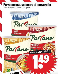  parrano geraspte kaas 80 rasp snippers mozzarella zak parlano originale 00 