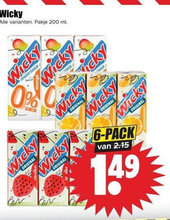 klik op dit plaatje voor een vergroting en voor vergelijkbare aanbiedingen gerelateerd aan
wicky fruitdrank 6 200 pakje ml suiker original pack wicky fruitdrank 6 200 pakje ml suiker original pack
