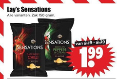  lays chips 150 sensations zak thai sweet chilli flavour mexican peppers cream 
