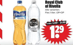  royal club rivella frisdrank 1 fles liter original tonic classic 