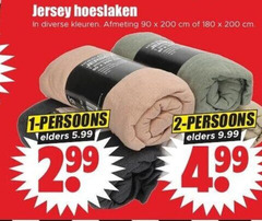  hoeslakens 1 2 90 180 200 jersey hoeslaken kleuren cm persoons elders 5.99 
