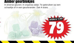  4 amber geuren organza zakje gebruiken schaaltje geurbrander zak stuks elders 