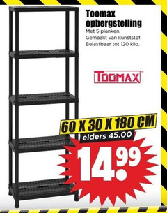 klik op dit plaatje voor een vergroting en voor vergelijkbare aanbiedingen gerelateerd aan
5 30 60 120 180 opbergstelling planken gemaakt kunststof belastbaar kilo cm elders 5 30 60 120 180 opbergstelling planken gemaakt kunststof belastbaar kilo cm elders