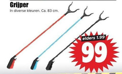  99 grijper kleuren ca. cm elders 