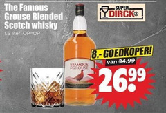  famous grouse whisky blended scotch liter super goedkoper 