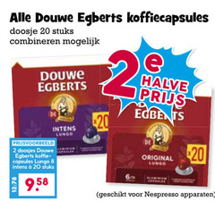  douwe egberts koffiecups 2 6 8 20 koffiecapsules doosje stuks combineren lungo halve doosjes koffie capsules original nespresso apparaten 
