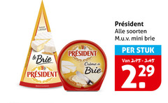  president brie texture soorten mini stuk france 