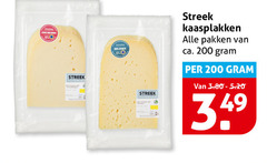  kaasplakken 200 streek belegen pakken ca. 