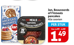  jan pannenkoeken 20 6x pancakes naturel xxl high protein soorten stuk 