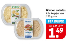 gwoon salade dag tonijn salades kuipjes kuipje 