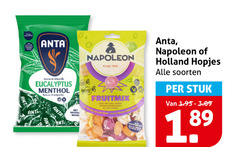  anta flu napoleon snoep 13 eucalyptus menthol best ca. wikkel fruitmix holland hopjes soorten stuk 