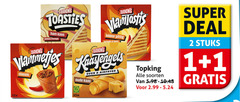  1 2 topking ham kaas jambon fromage vlammetjes 12x classic 10x pittig oven airfryer oude soorten super deal stuks 