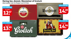  grolsch hertog jan warsteiner amstel krat bier 24 25 1267 1615 1870 kratten liter bieren gb seit das einzig wahre familientradition 