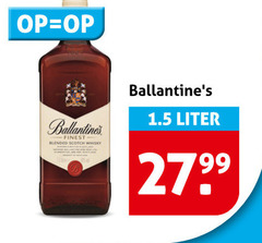  ballantines whisky blended scotch liter 