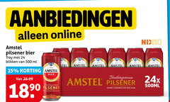  amstel blikjes bier 24 25 90 500 1870 online pilsener tray blikken ml stel nix18 traditiegetrouw volmout 500ml 