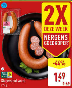 klik op dit plaatje voor een vergroting en voor vergelijkbare aanbiedingen gerelateerd aan
rookworst slagers 2x week goedkoper beter leven dieren bescherming slagersrookworst rookworst slagers 2x week goedkoper beter leven dieren bescherming slagersrookworst